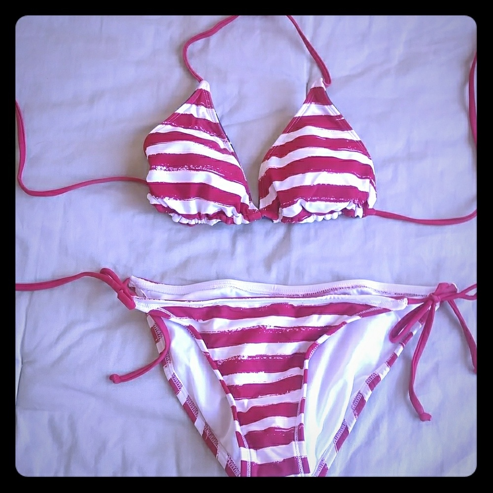 **MARKDOWN** Stars and stripes reversible bikini